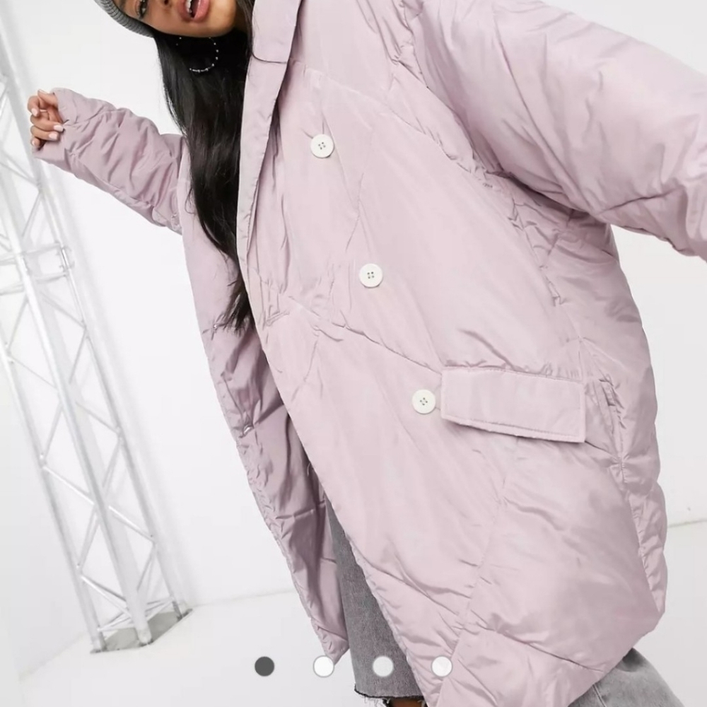 Free People Ella Puffer Women's Long Coat Size M - Picture 2 of 6